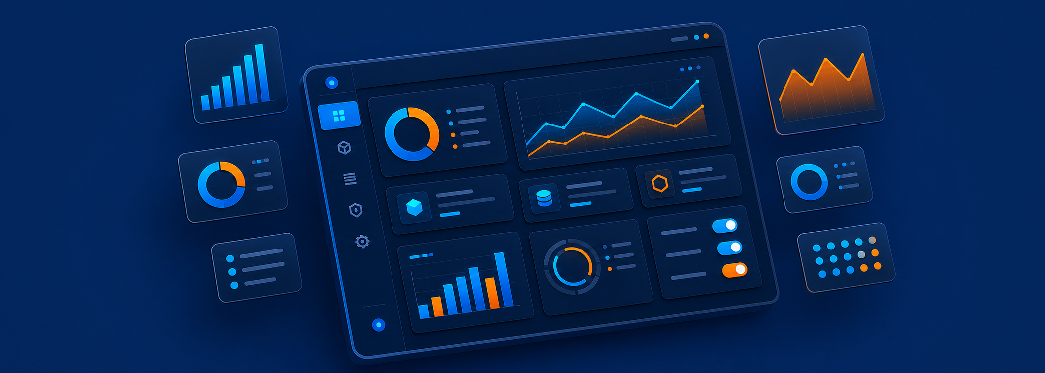 Dark Mode Dashboard with Neon Data Visuals-1